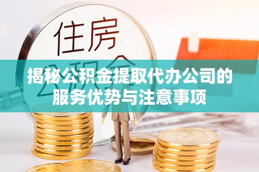 阳西揭秘公积金提取代办公司的服务优势与注意事项